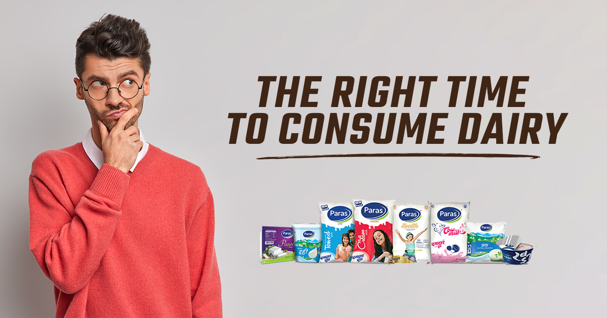 The right time to consume dairy