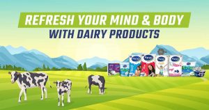Refresh Your Mind & Body with Dairy Products