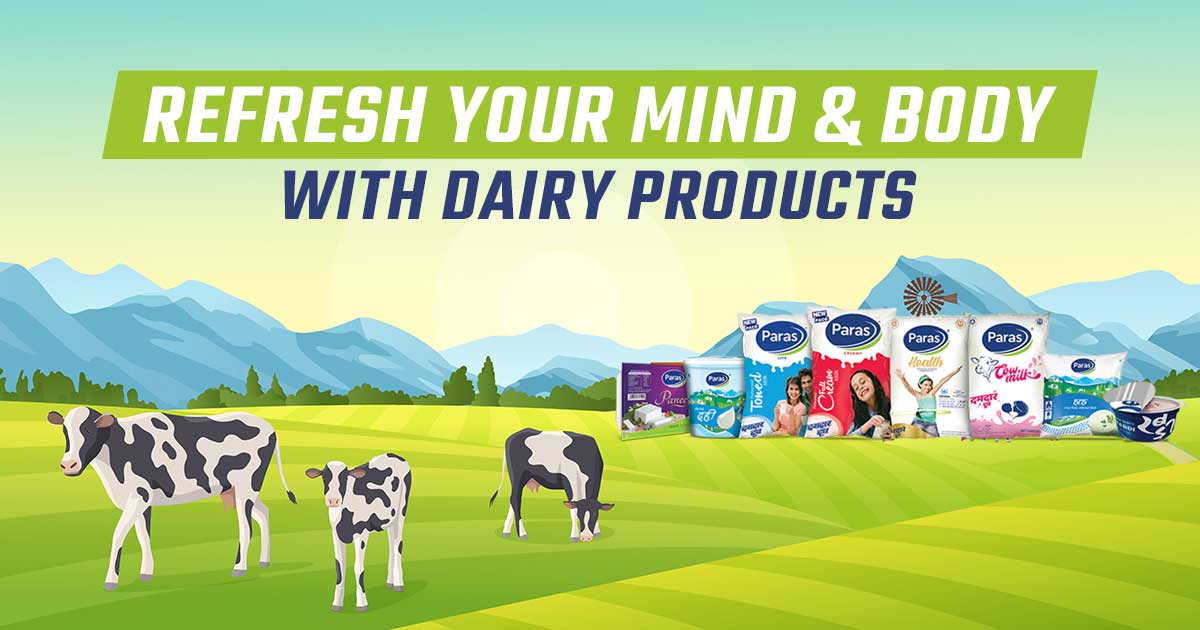Refresh Your Mind & Body with Dairy Products